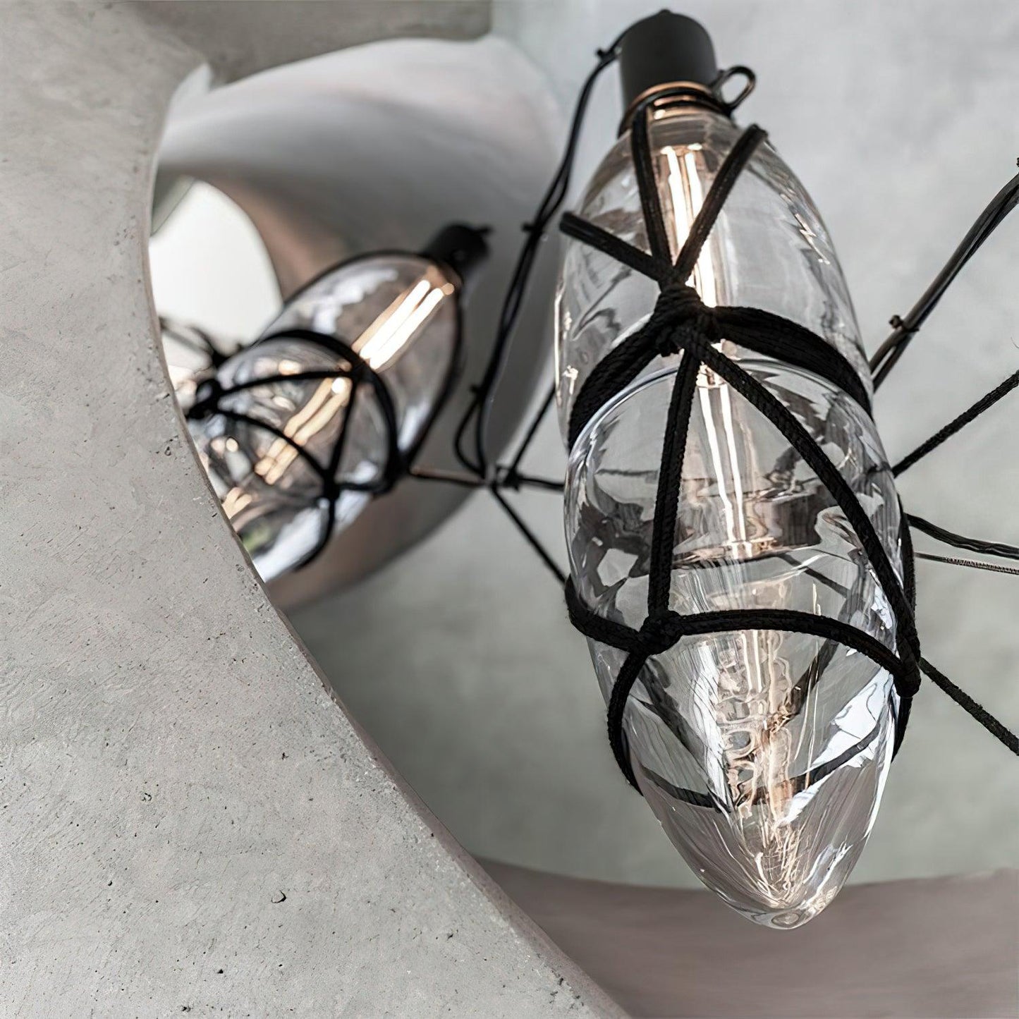 Castaway Bottle Glass Ceiling light fitting Pendant Lamp