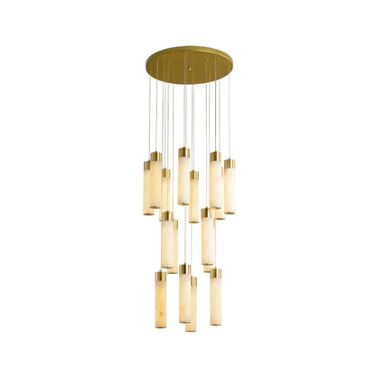 Celestial Alabaster Cascade Candelabrum Chandelier