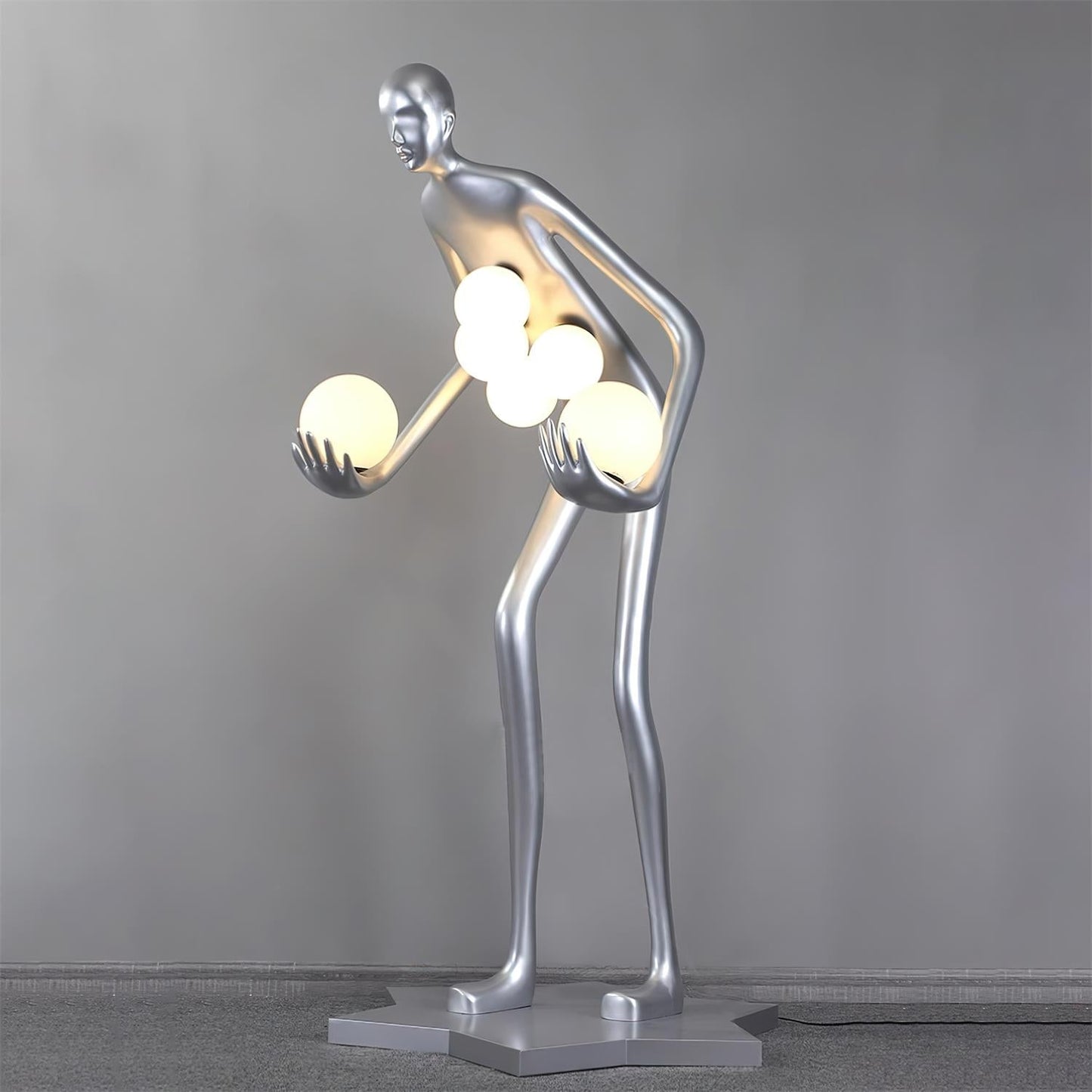 Celestial Guardian Sculpture Free-standing Lamp Floor Lamp