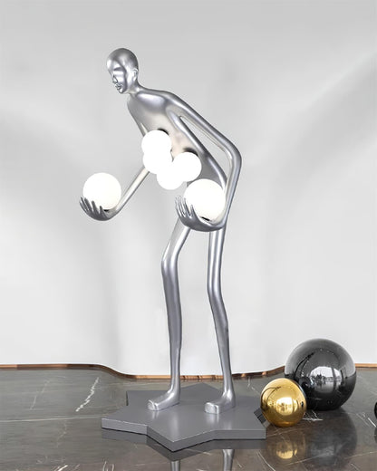 Celestial Guardian Sculpture Free-standing Lamp Floor Lamp