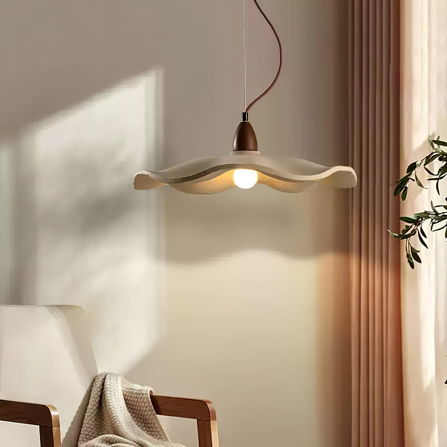 Cement Wave Droplight Pendant Light