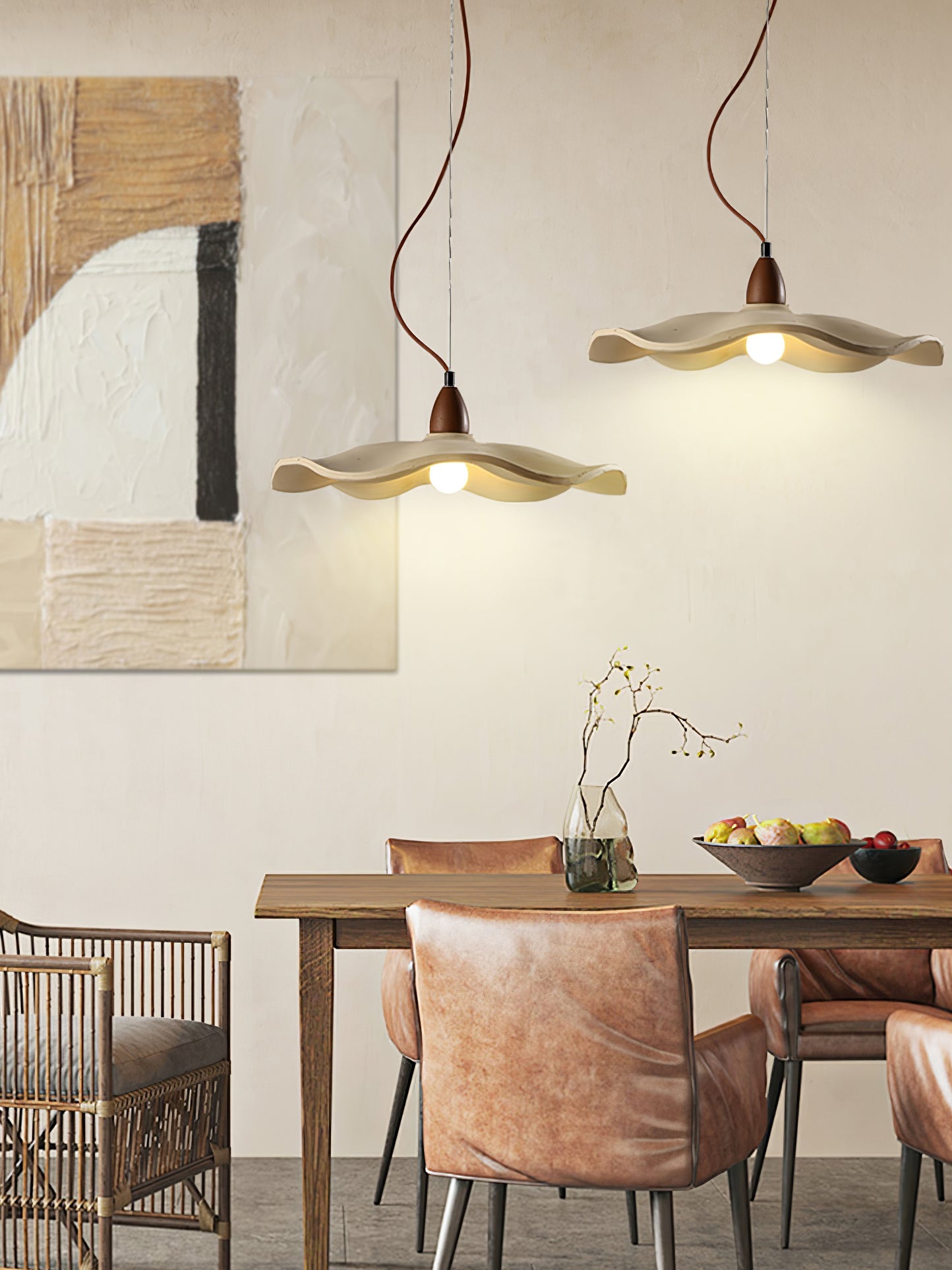 Cement Wave Droplight Pendant Light