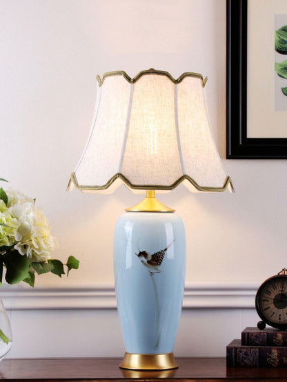 Ceramic Oval Accent lamp Desk Lamp