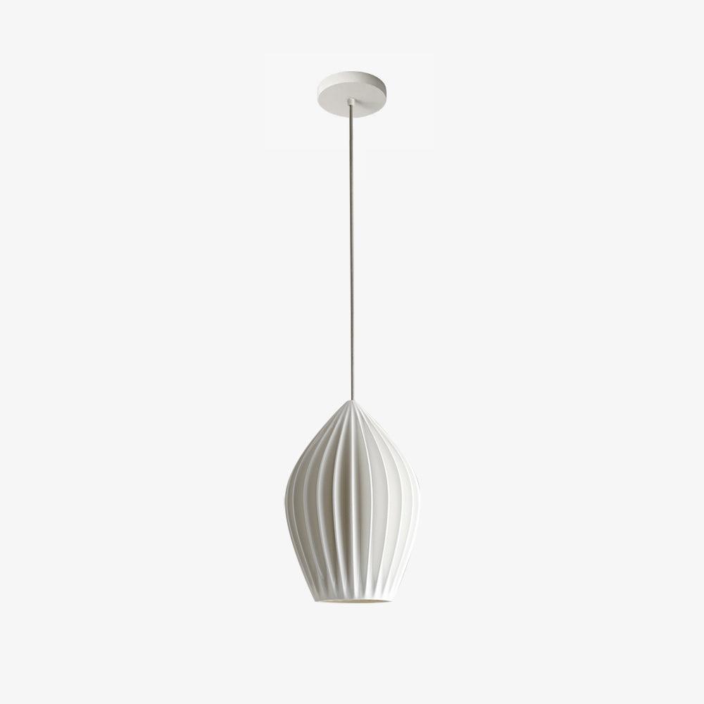 Ceramic Ribbed Ceiling light fitting Pendant Light