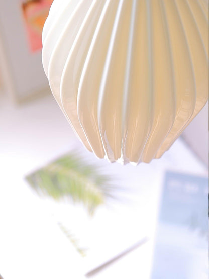 Ceramic Ribbed Ceiling light fitting Pendant Light