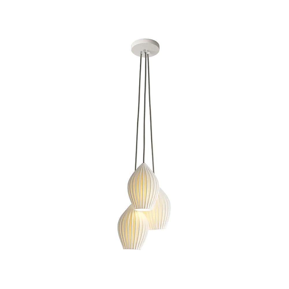 Ceramic Ribbed Ceiling light fitting Pendant Light