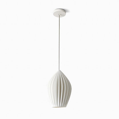 Ceramic Ribbed Ceiling light fitting Pendant Light