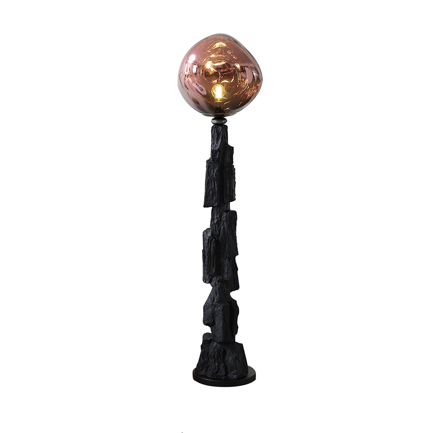 Charcoal Lava Standing Lamp Floor Lamp