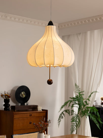 Chestnut Fabric Hanging light Pendant Light