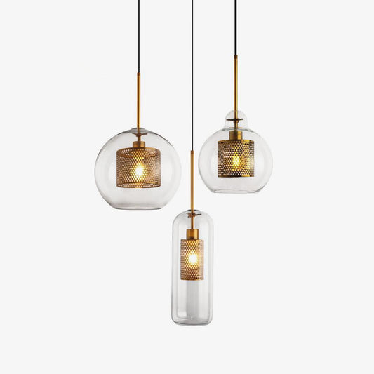 Combined Chiswick Glass Hanging light Pendant Light