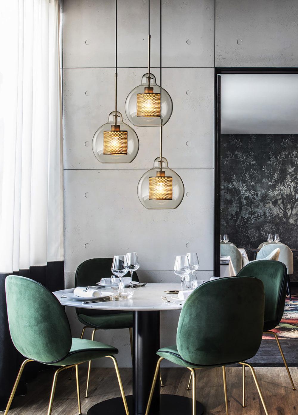 Combined Chiswick Glass Hanging light Pendant Light