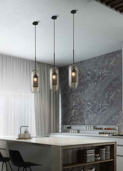 Combined Chiswick Glass Hanging light Pendant Light