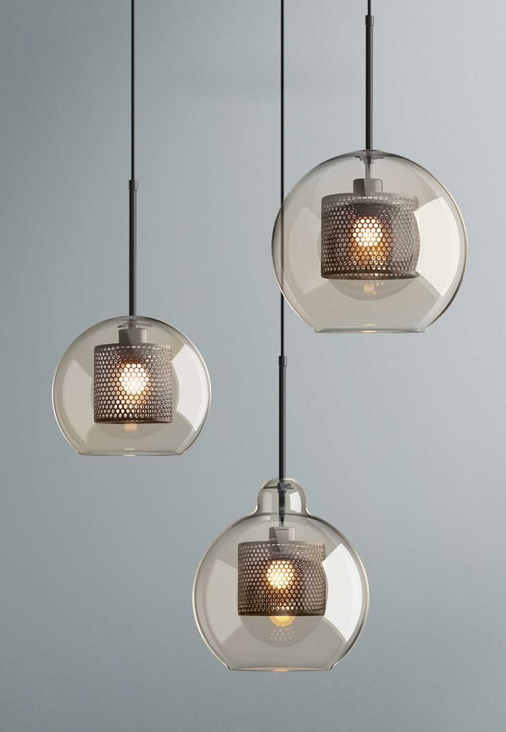 Chiswick Glass Ceiling light fitting Pendant Light