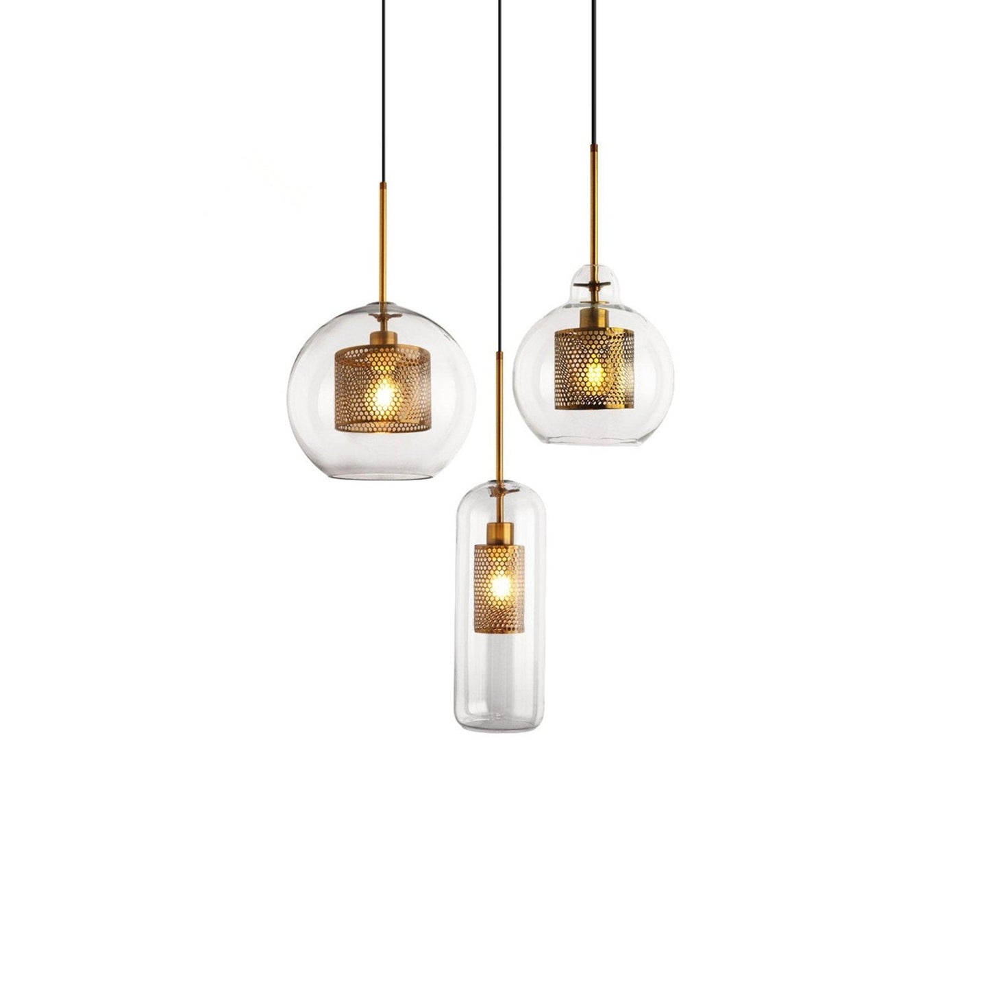 Combined Chiswick Glass Hanging light Pendant Light