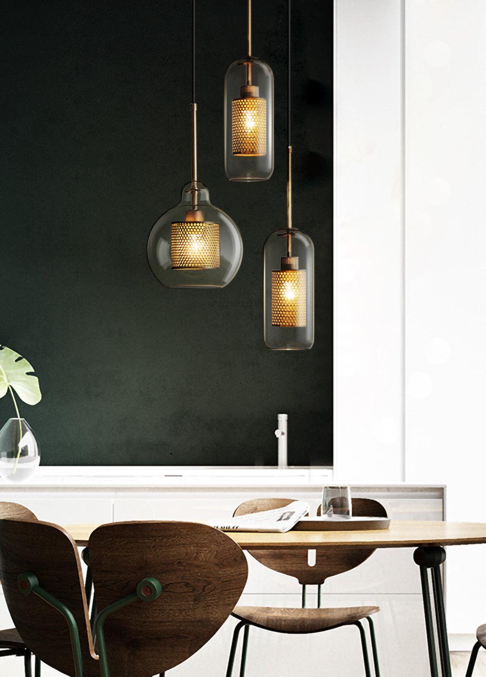 Combined Chiswick Glass Hanging light Pendant Light