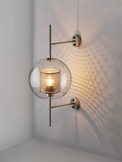 Chiswick Glass Lamp bracket Wall Light