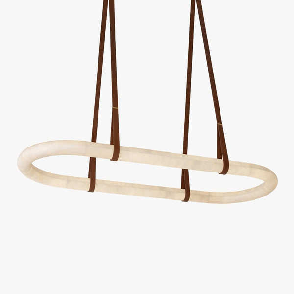 Circle Alabaster Pendant light Chandelier