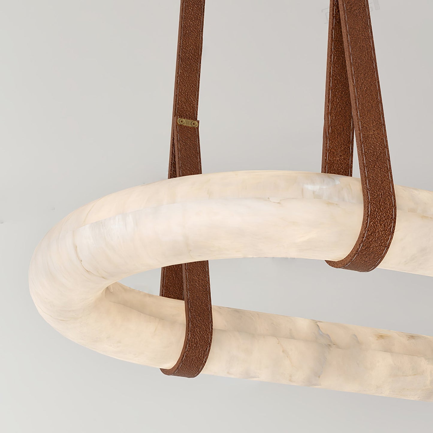 Circle Alabaster Pendant light Chandelier