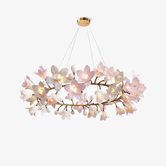 Circular Blossom Electrolier Chandelier