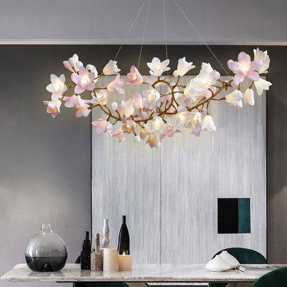 Circular Blossom Electrolier Chandelier