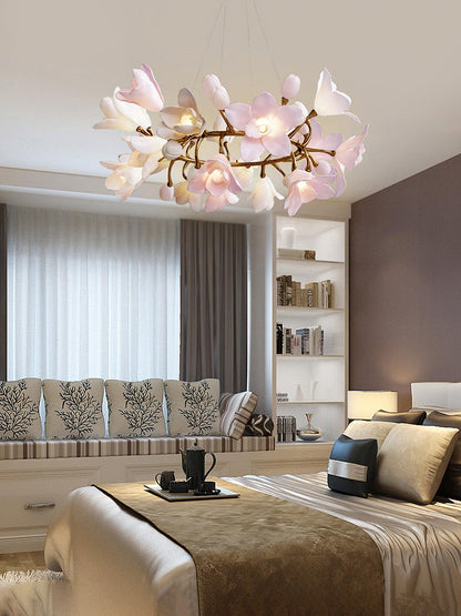 Circular Blossom Electrolier Chandelier