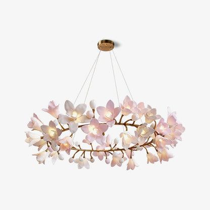 Circular Blossom Electrolier Chandelier