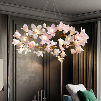 Circular Blossom Electrolier Chandelier