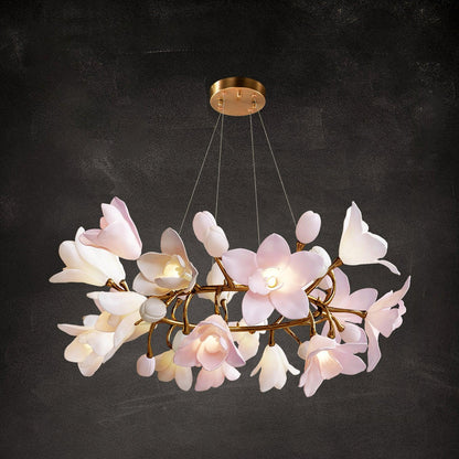 Circular Blossom Electrolier Chandelier