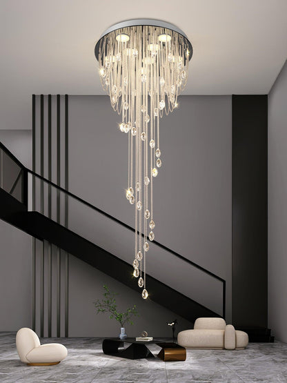 Classic Symphony Spiral Crown Chandelier