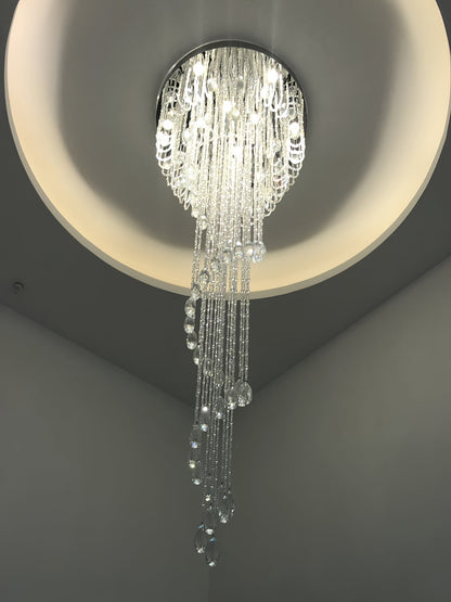 Classic Symphony Spiral Crown Chandelier