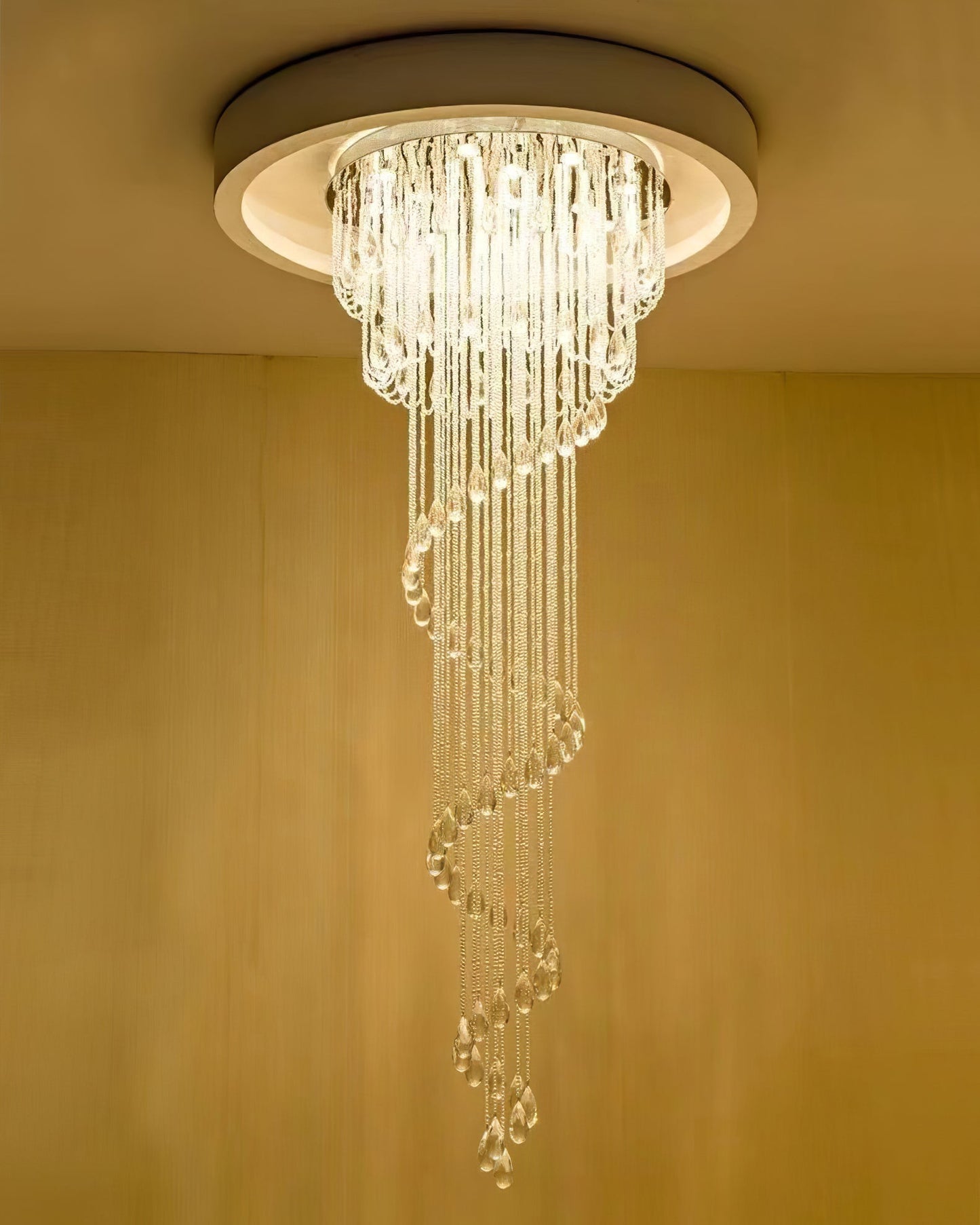 Classic Symphony Spiral Crown Chandelier