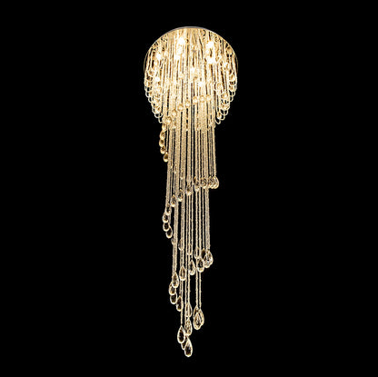 Classic Symphony Spiral Crown Chandelier