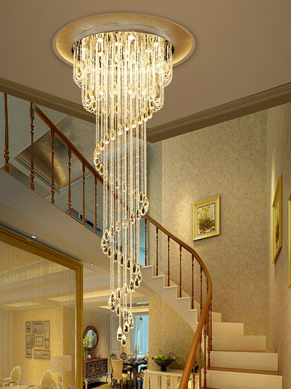 Classic Symphony Spiral Crown Chandelier