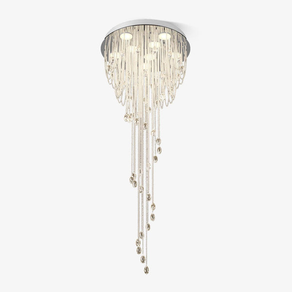 Classic Symphony Spiral Crown Chandelier