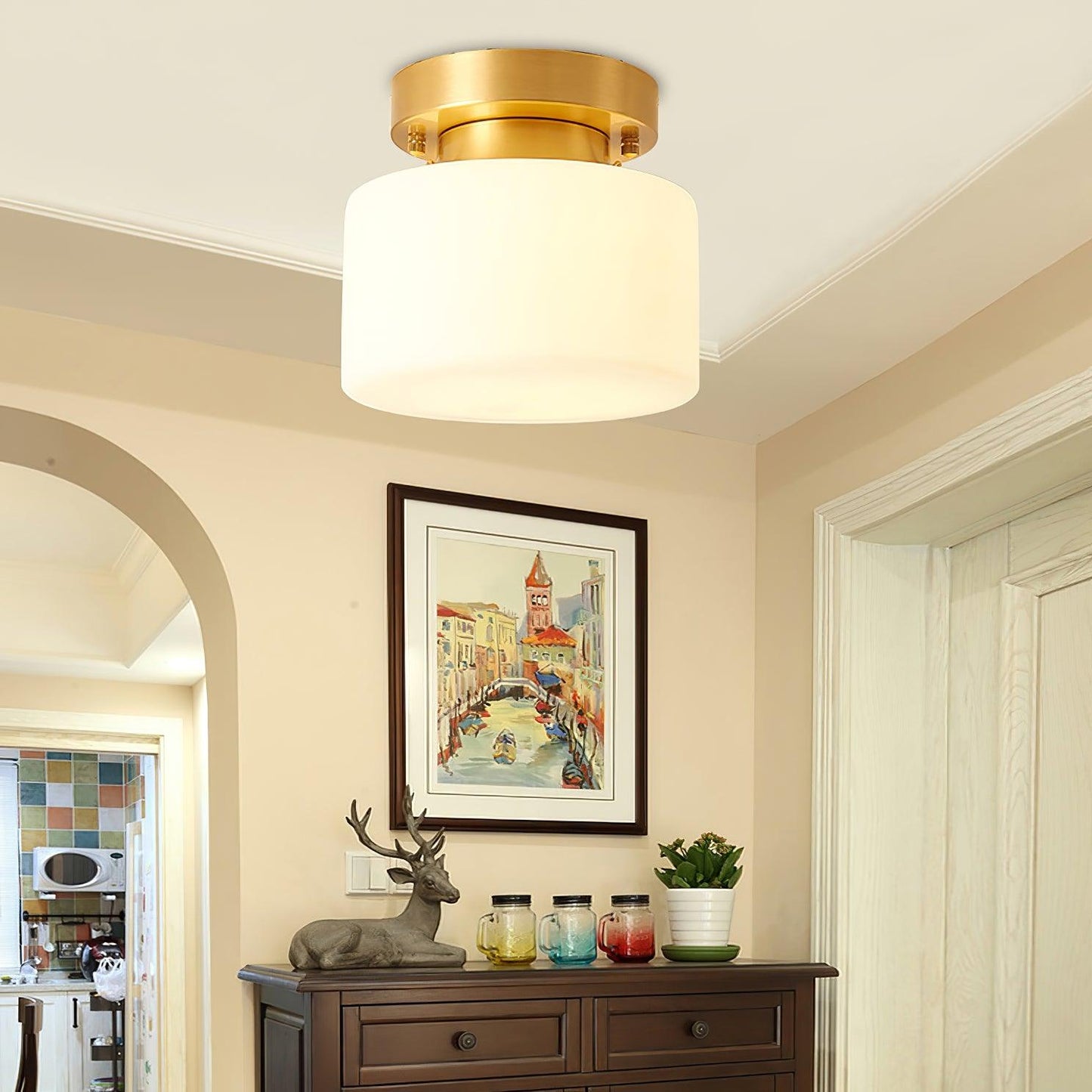 Clinio Flush Mount Overhead light Ceiling Light