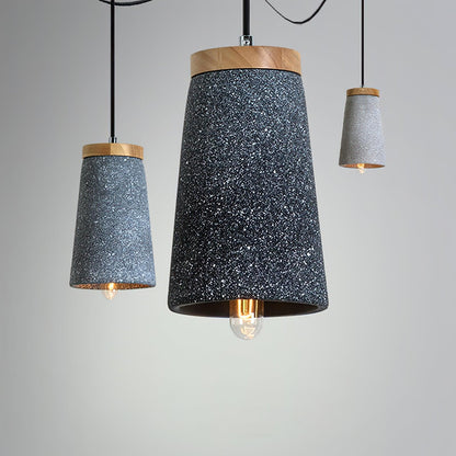 Coburg Wood Cement Hanging light Pendant Light