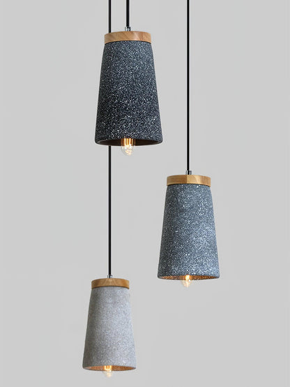 Coburg Wood Cement Hanging light Pendant Light