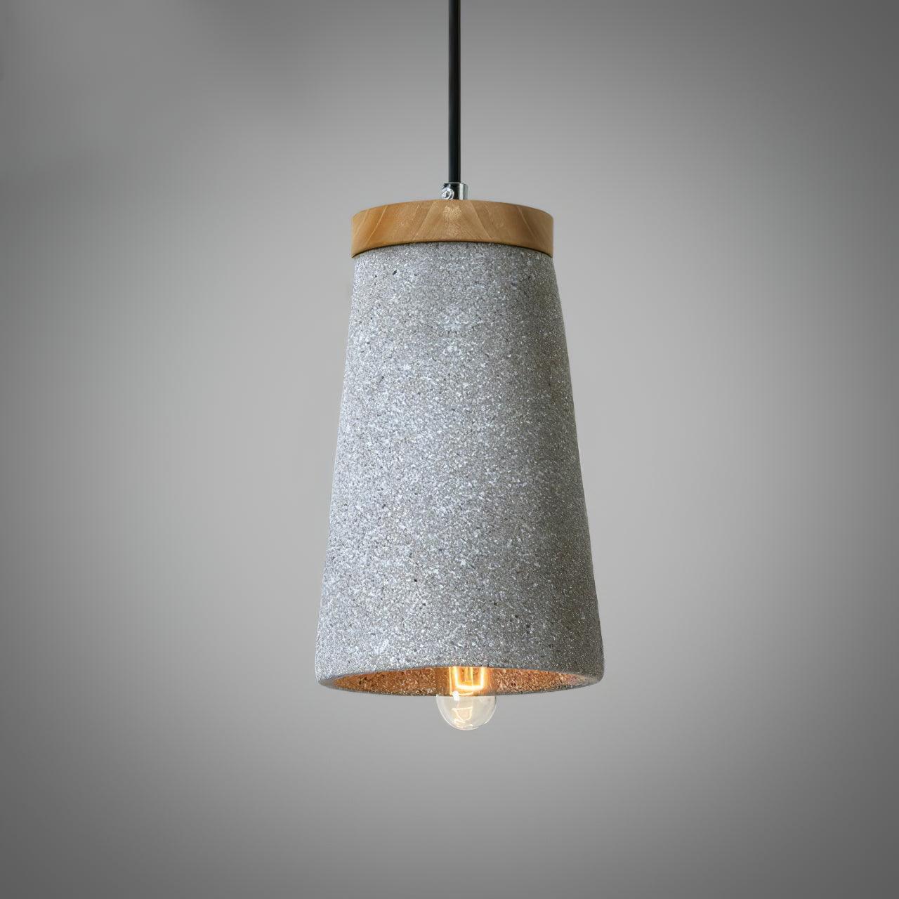 Coburg Wood Cement Hanging light Pendant Light