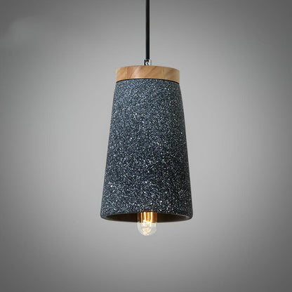 Coburg Wood Cement Hanging light Pendant Light