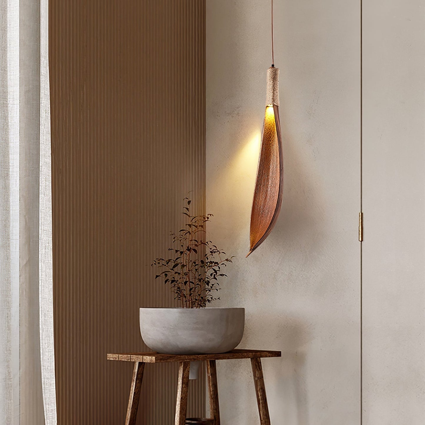 Cocoa Leaf Drop light Pendant Lamp