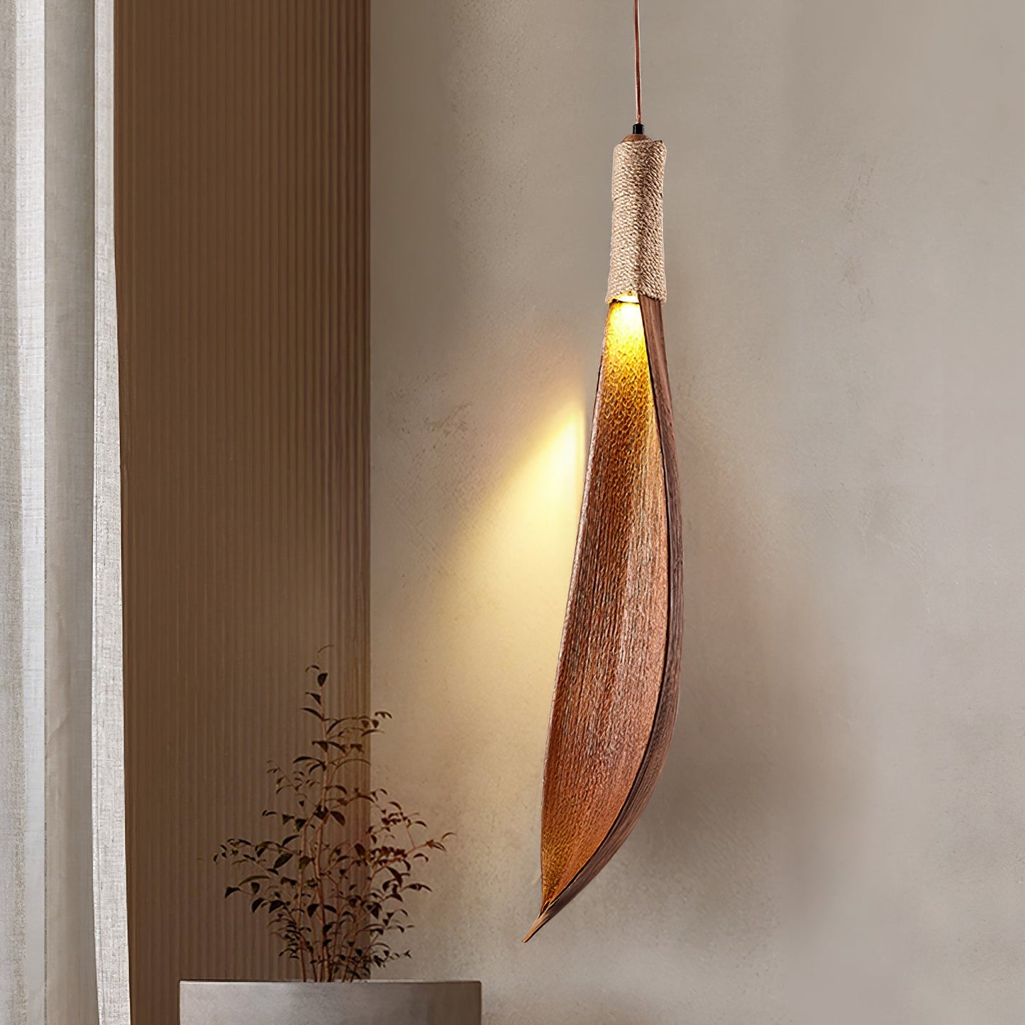 Cocoa Leaf Drop light Pendant Lamp