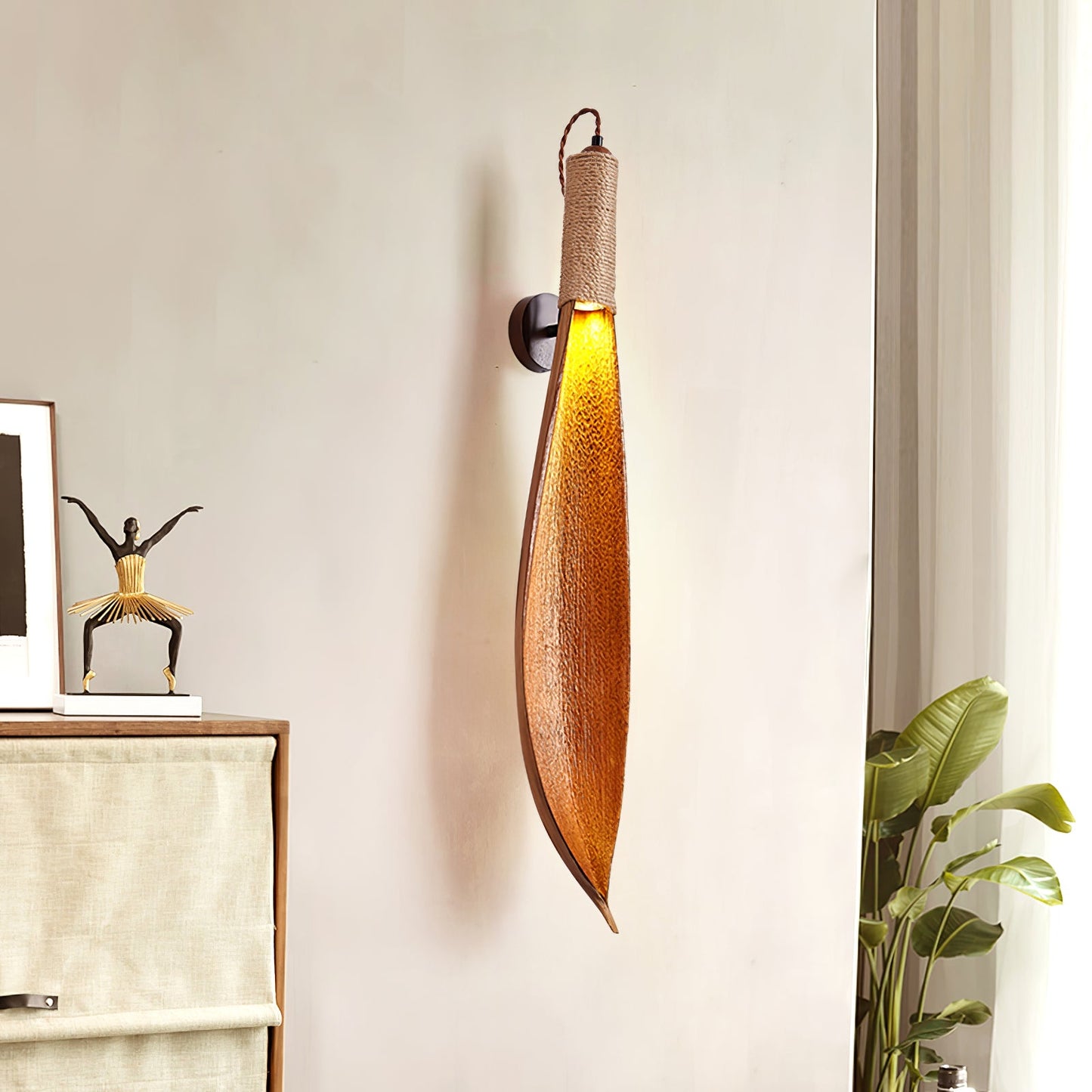 Cocoa Leaf Wall light Wall Sconce