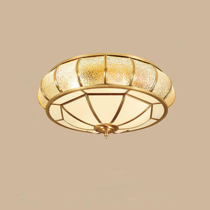 Colonial Glass Drum Ceiling light Ceiling Light