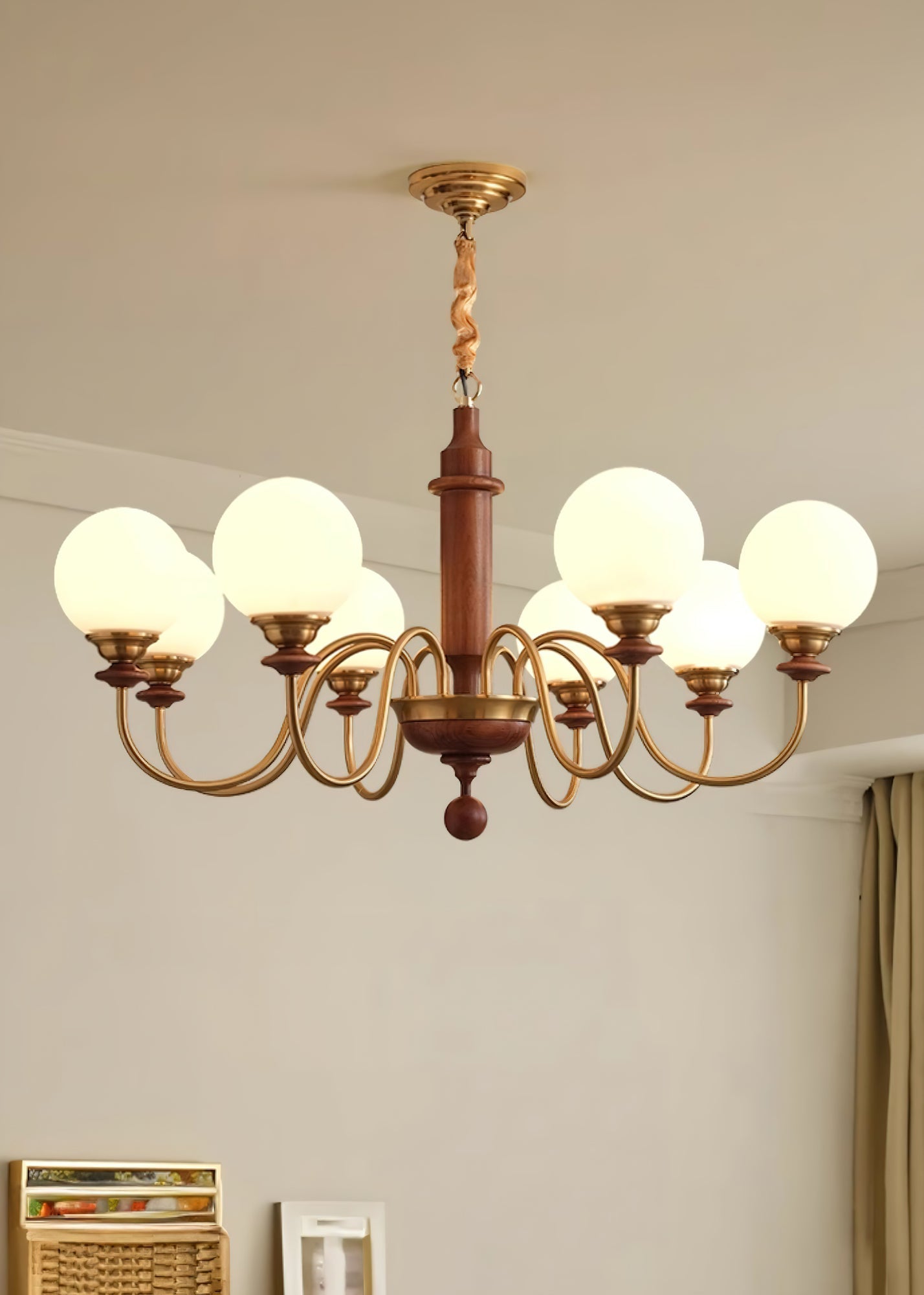 Colonial Grace Crown Chandelier