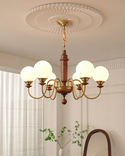 Colonial Grace Crown Chandelier