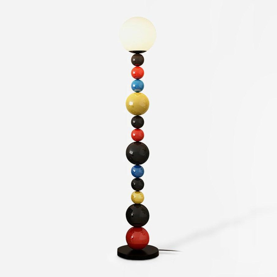 Colorful Round Ball Reading Lamp Floor Lamp