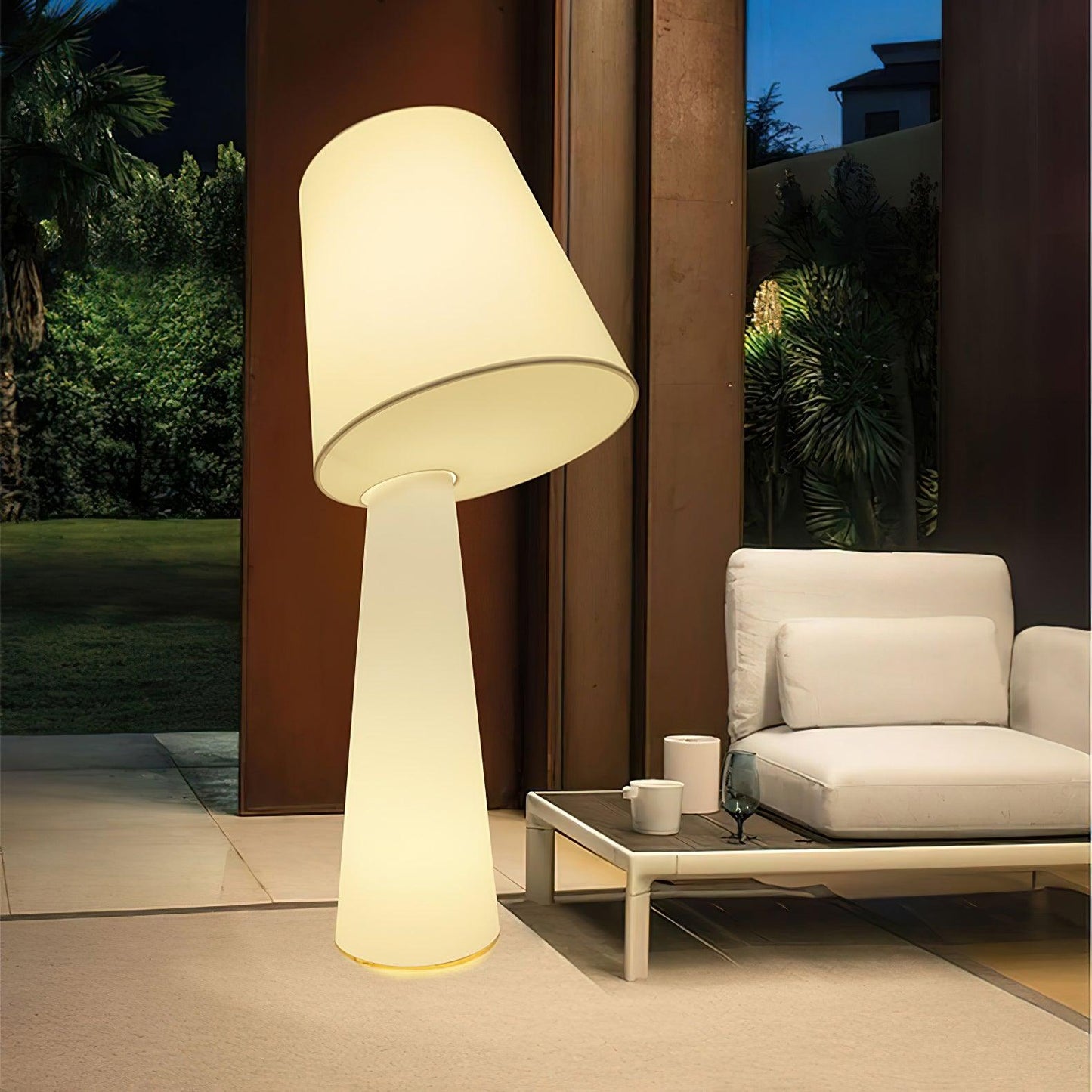 Column Fabric Floor-mounted Lamp Floor Lamp