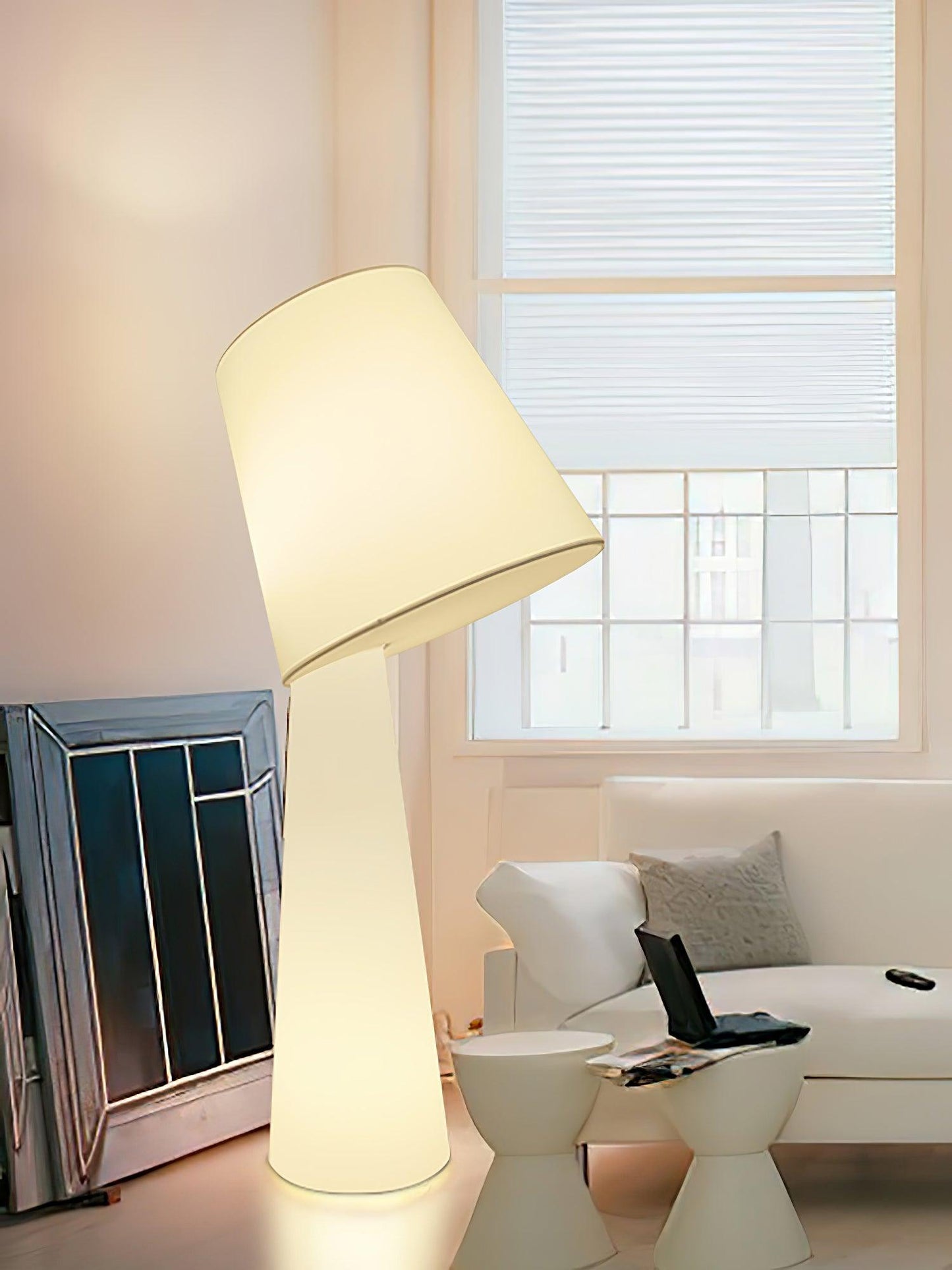 Column Fabric Floor-mounted Lamp Floor Lamp