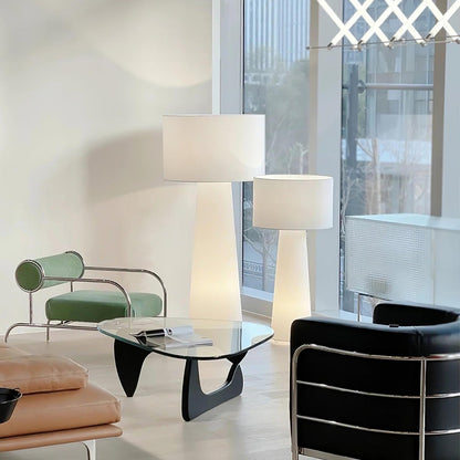 Column Fabric Floor-mounted Lamp Floor Lamp