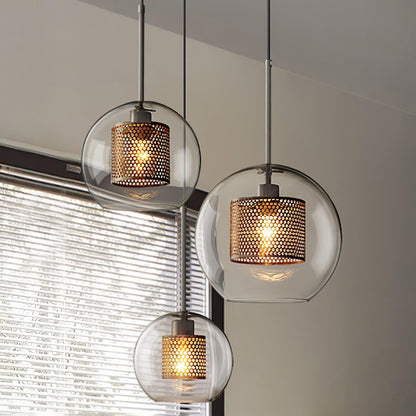 Combined Chiswick Glass Hanging light Pendant Light